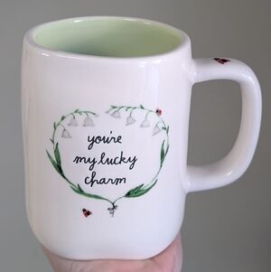 Rae Dunn YOU'RE MY LUCKY CHARM St. Patrick's Day Mug with Ladybug Detail 🐞